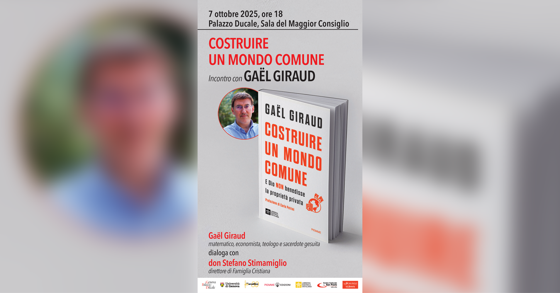 07.10.2025 - Conferenza "Costruire un mondo comune", Gaël Giraud s.j.