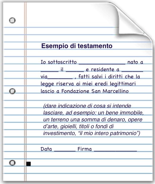 Lasciti testamentari San Marcellino Opera Gesuiti