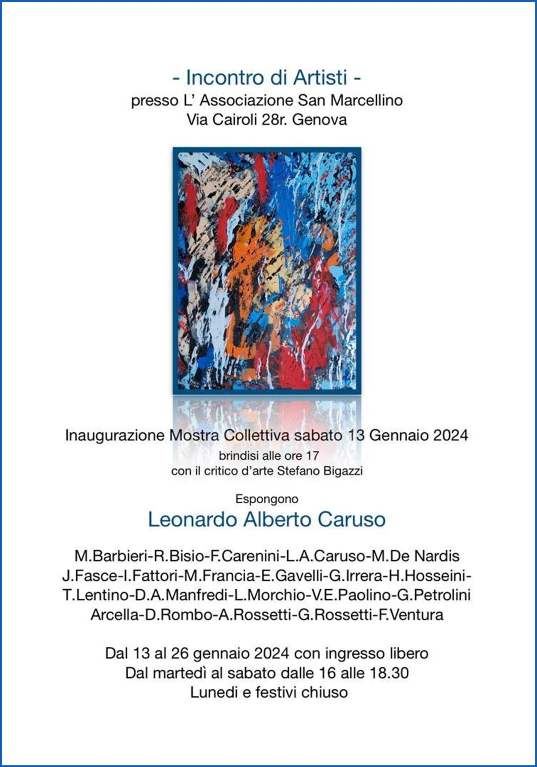 13.01.2024 - Incontro di Artisti (Amici della Spiga)