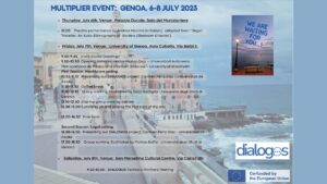 Programma MULTIPLIER EVENT GENOA, 6-8 JULY 2023