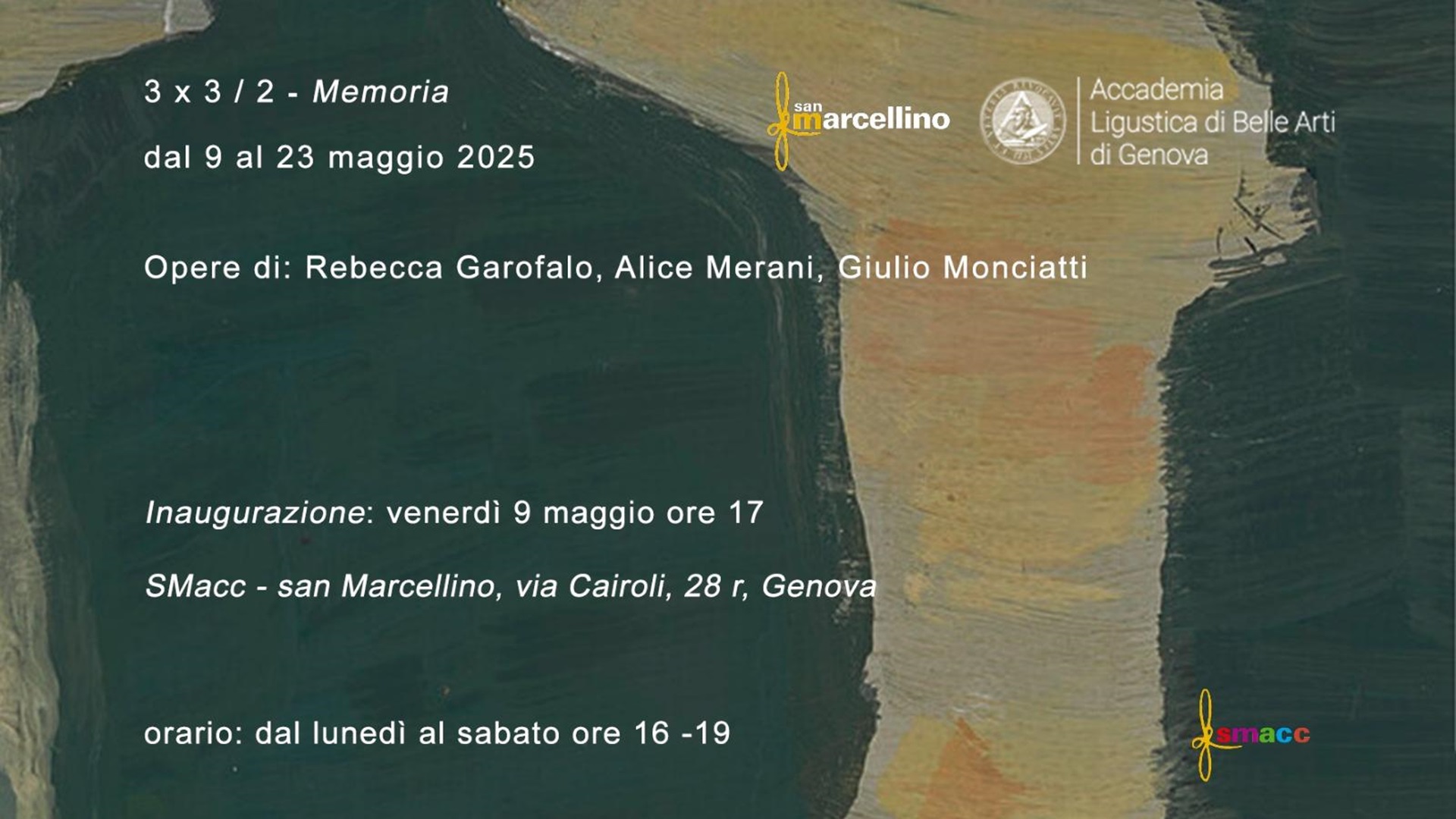 9.05.2025 - Mostra "3x3/2 Memoria