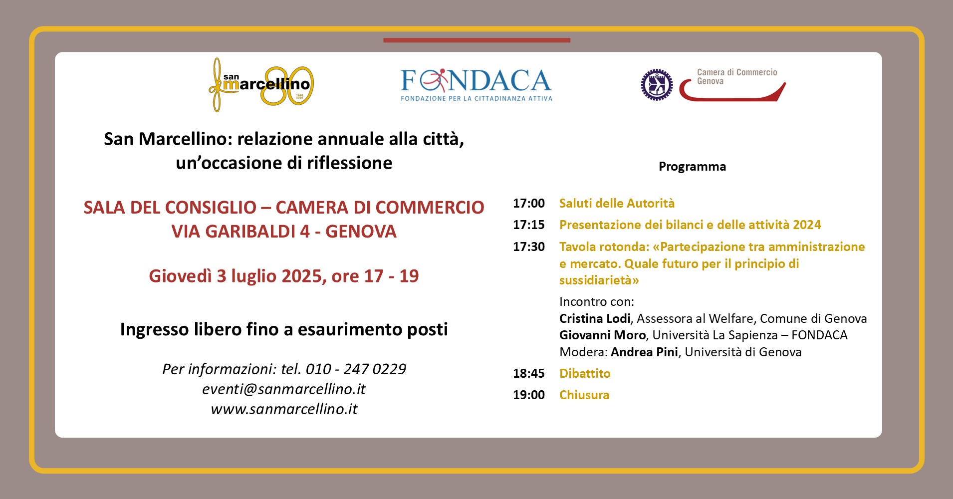 Presentazione del bilancio 2024
