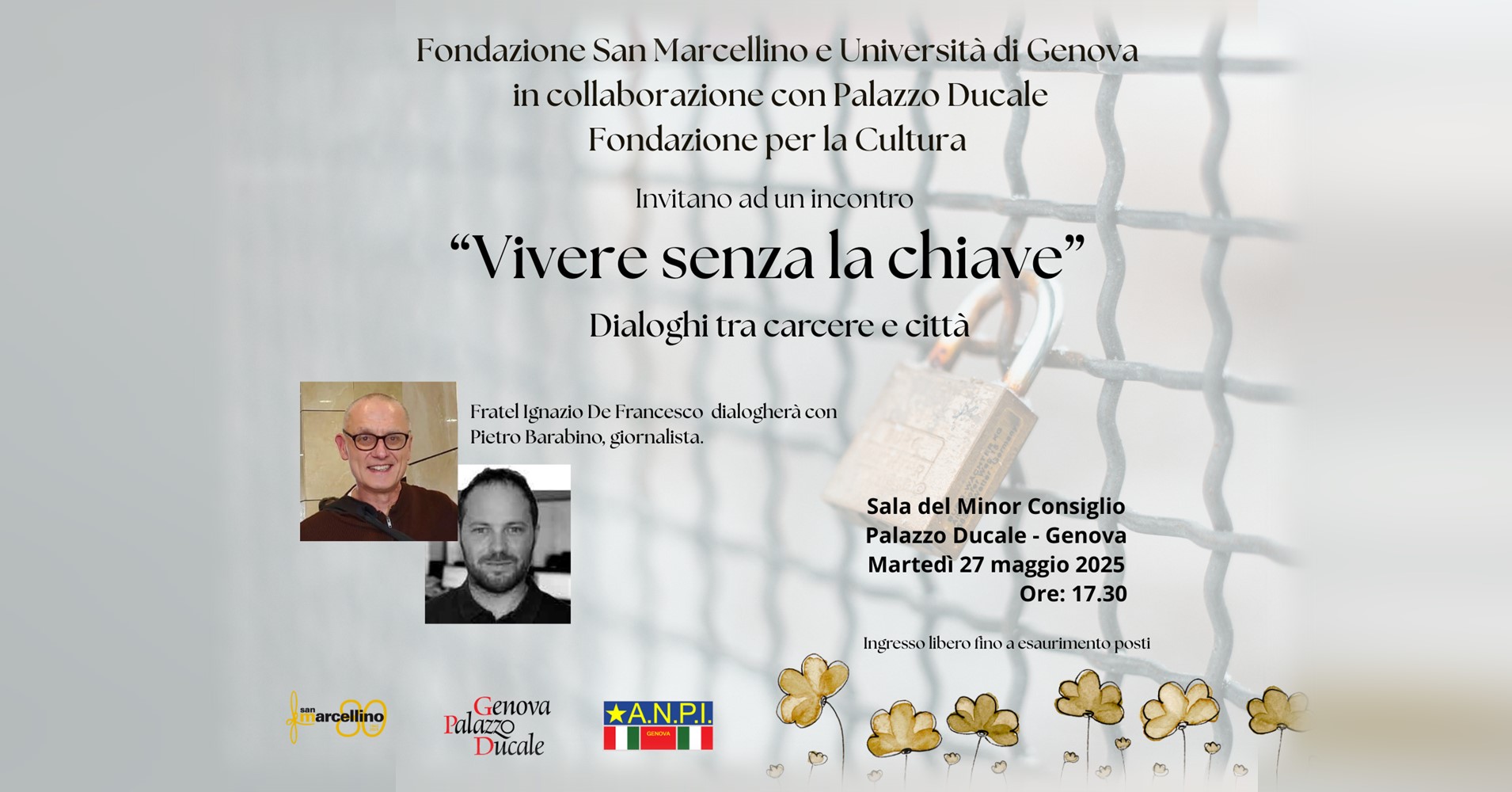 27.05.2025 - Vivere senza la chiave. Dialogo tra carcere e città"